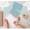 Better Office Products All Occasion Greeting Cards & Envs, 4in. x 6in. 6 Blue Hue Floral Designs, Blank Inside, 100PK 64566 - alternate 5